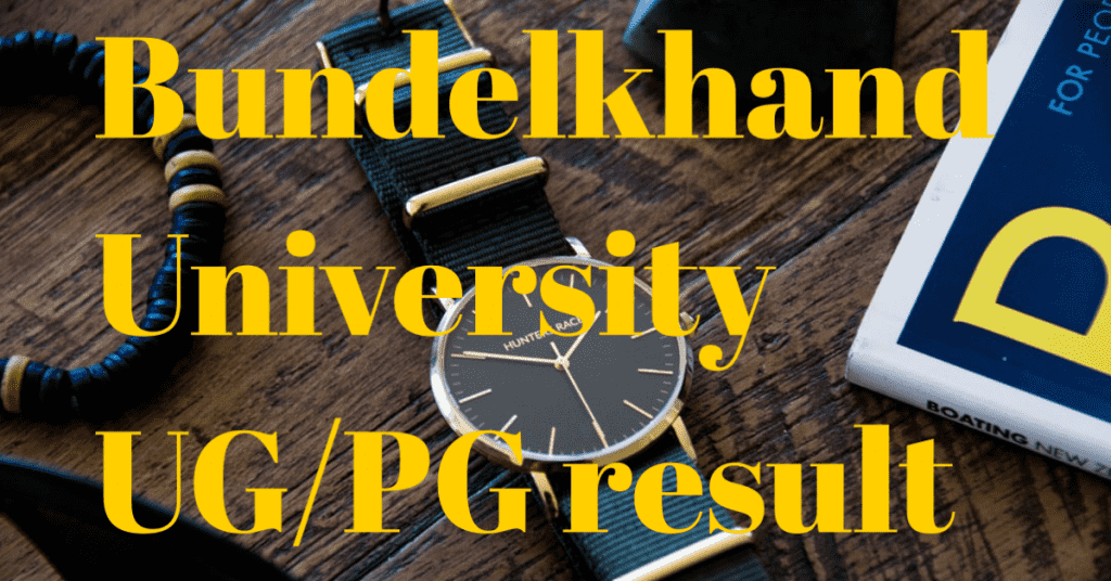 Bundelkhand University result