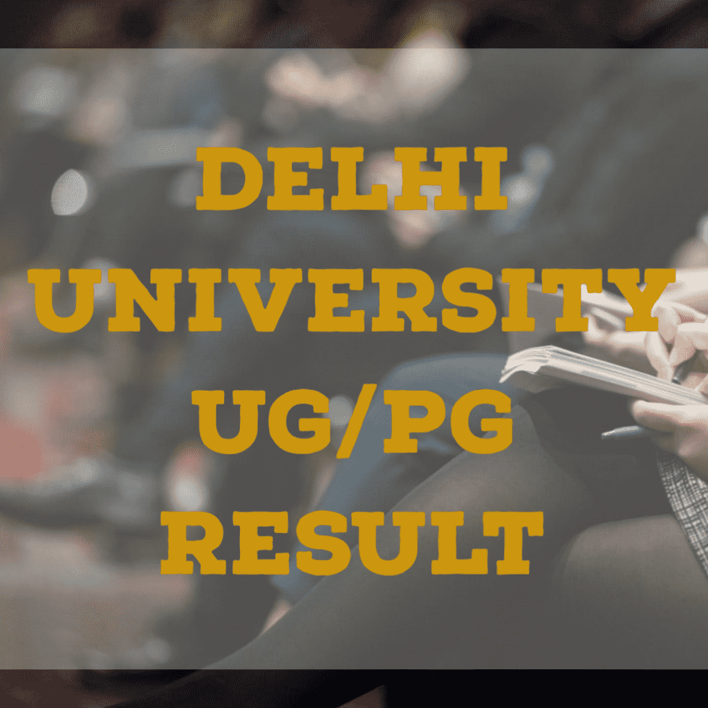 Delhi University Result 2024 {Shortly} यहाँ देखे Check DU OBE Exam BA