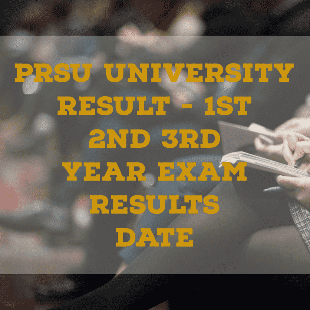 PRSU Result 2020 {यहाँ देखे} - Check PRS Raipur University BA BSC BCOM ...