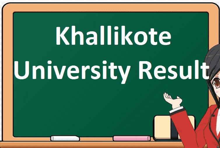 Khallikote University Result