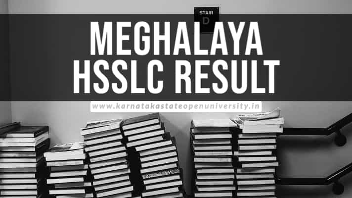 Meghalaya HSSLC Result 2022