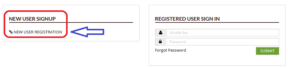 New Use Register on Hajj website