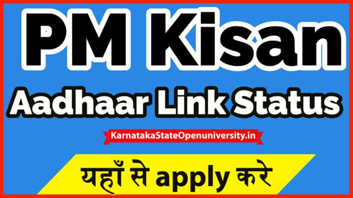 PM Kisan Aadhaar Link Status