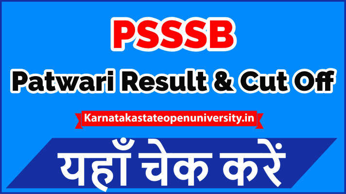 PSSB Patwari Result