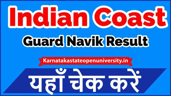 Indian Coast Guard Navik Result