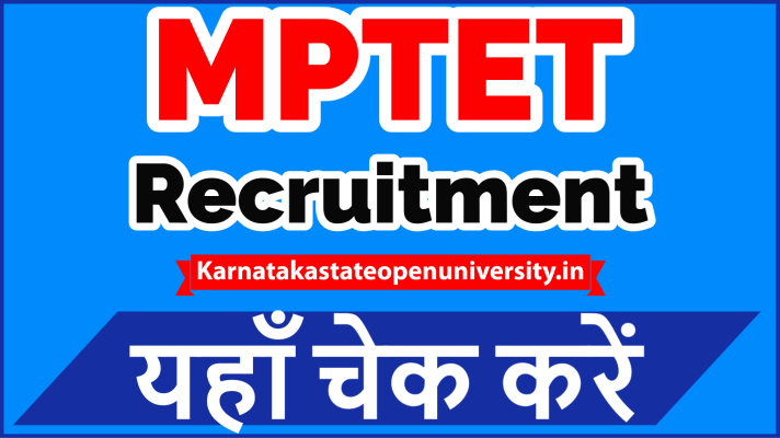 MPTET Recruitment