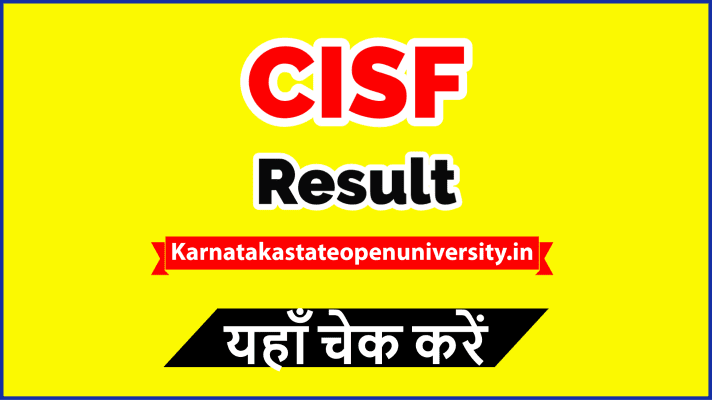 CISF Result