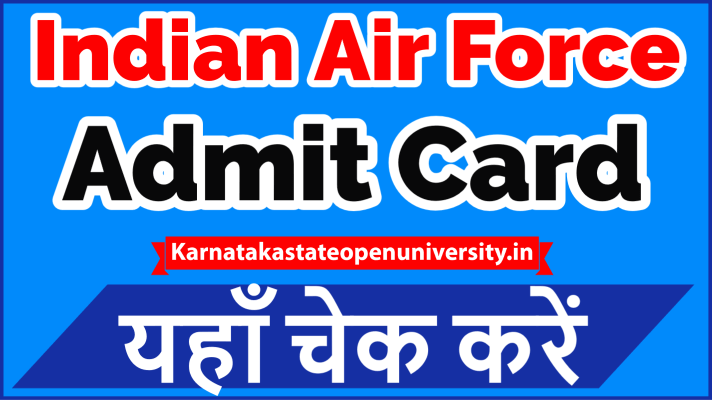 Indian Air Force Admit Card