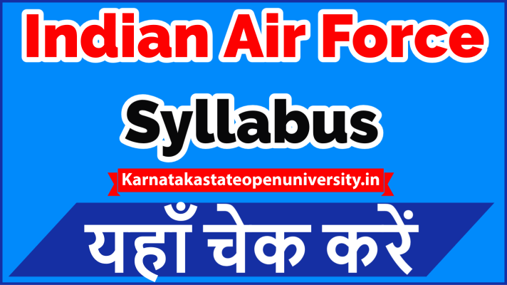 Indian Air Force Syllabus