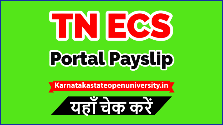 TN ECS Portal Payslip