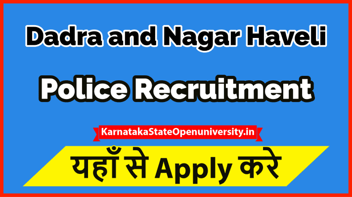 Dadra and Nagar Haveli Police Recruitment