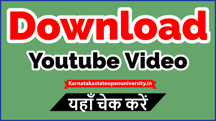 Download Youtube Video