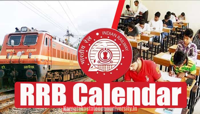 RRB Exam Calendar 2022