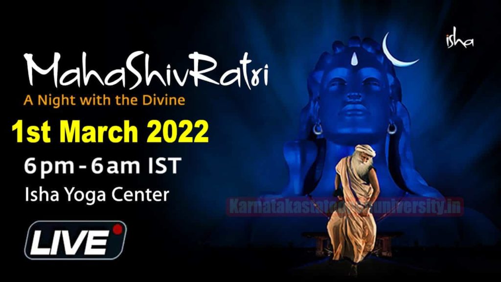 Isha Maha Shivratri Live Onlne