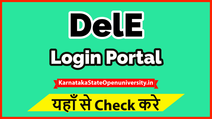 DelE Login Portal