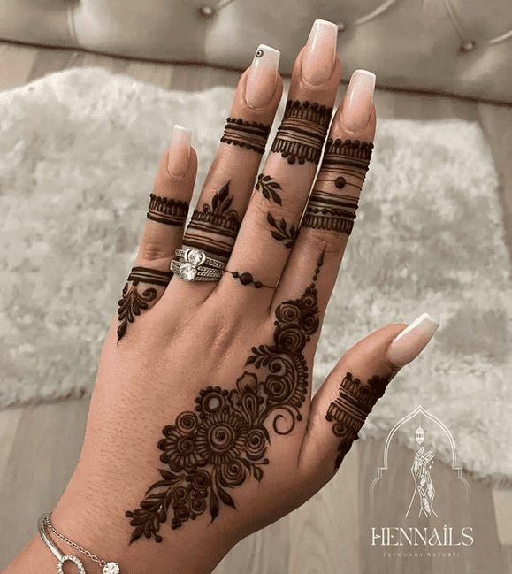 Back Hand Mehndi Design  Henna Tattoo  Free Stock Photo by Mehndi  Training Center on Stockvaultnet