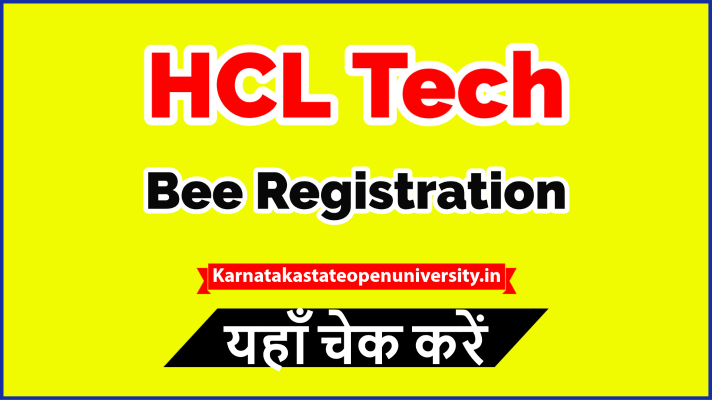 HCL Tech Bee Registration
