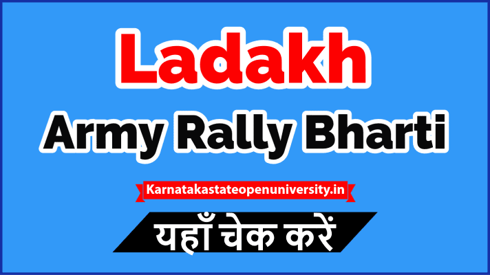 Ladakh Army Rally Bharti