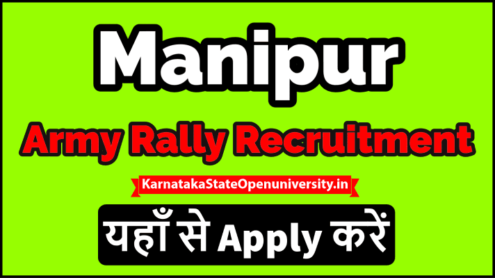 Manipur Indian Army Rally Recruitment