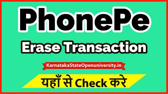 Delete PhonePe Transaction