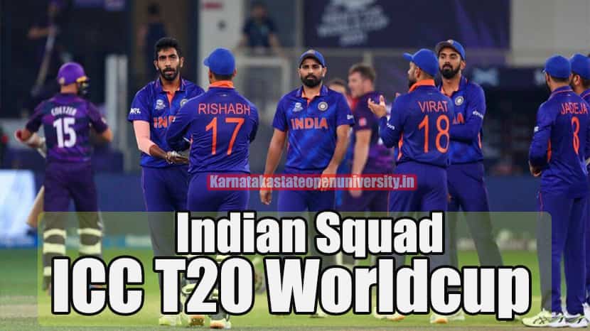 T20 World Cup India Squad 2022