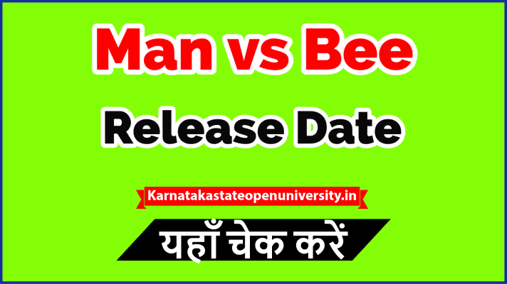 man vs bee release date