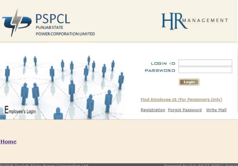 PSPCL HR Account Registration