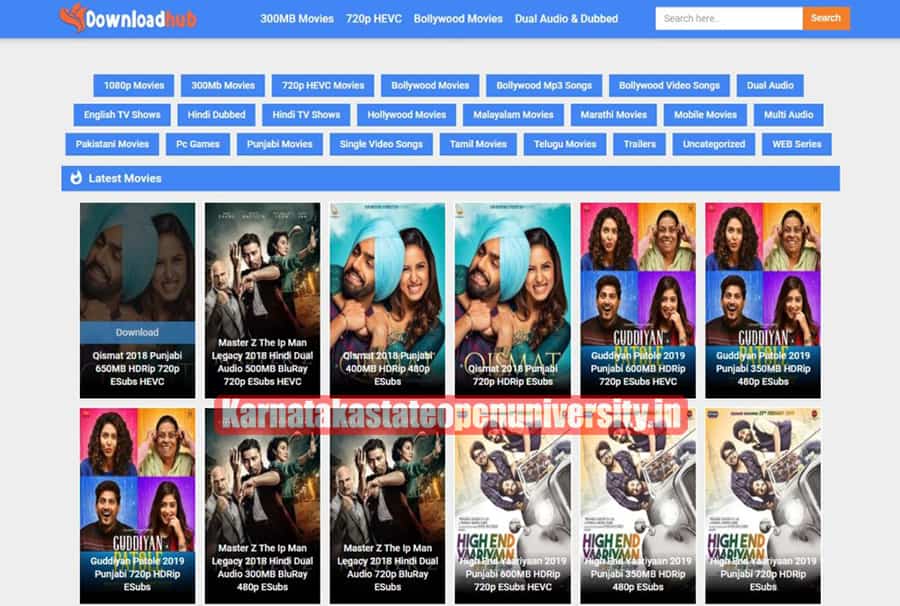 Downloadhub 300MB Hollywood Bollywood Tamil Telugu Kannada Dual Audio Movies  Download