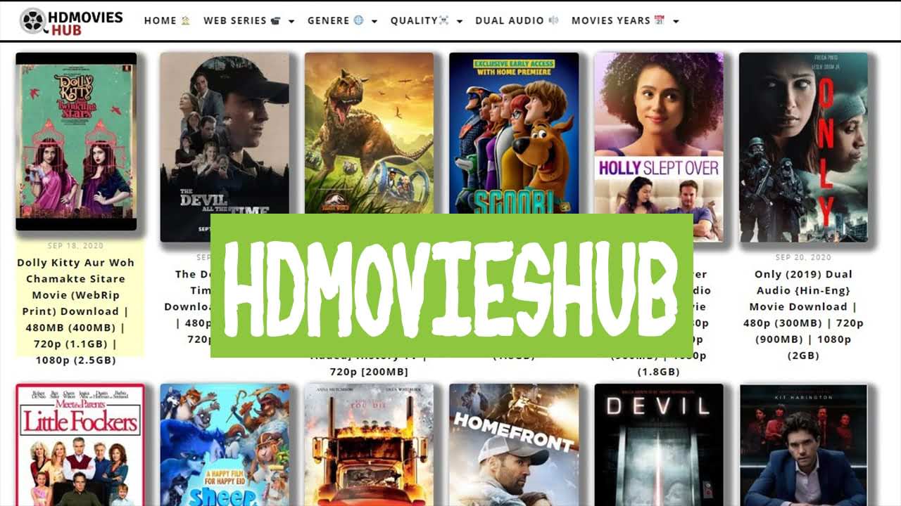 HDMoviesHub Download 300mb 480p 720p 1080p Latest Hollywood, Bollywood, Tamil Movies