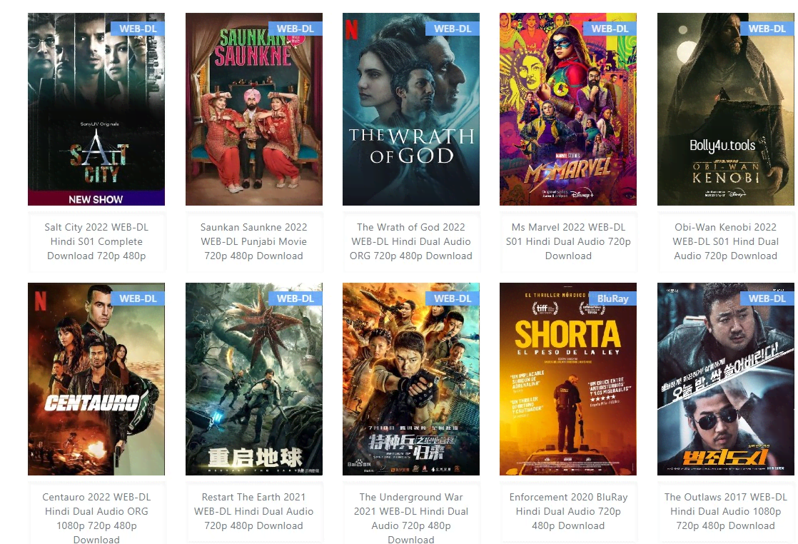Bolly4u Download New Bollywood, Hollywood, Hindi Dubbed, Punjabi Movies &  Webseries