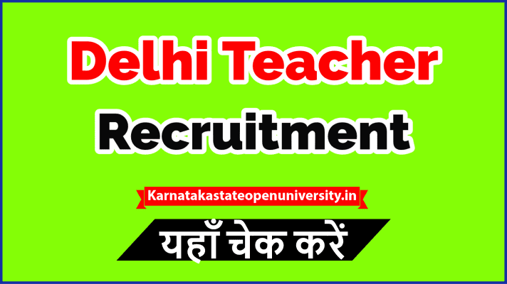 Delhi Teacher Recruitment