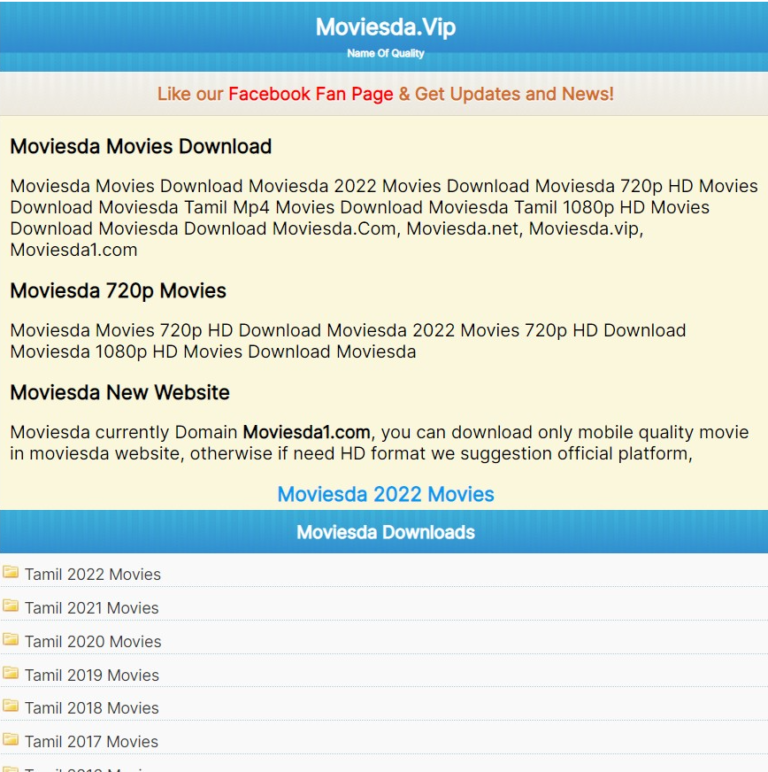 Moviesda 2024 Streaming Latest Tamil Dubbed HD Movies Download
