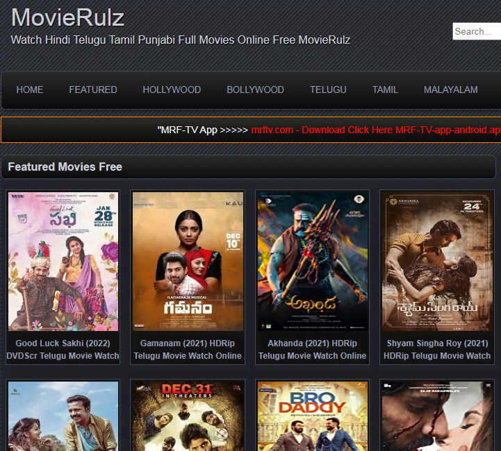 Movierulz 2022 Latest HD Movies Download on Movierulz.com