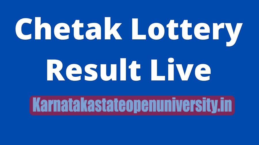 chetak lottery result today