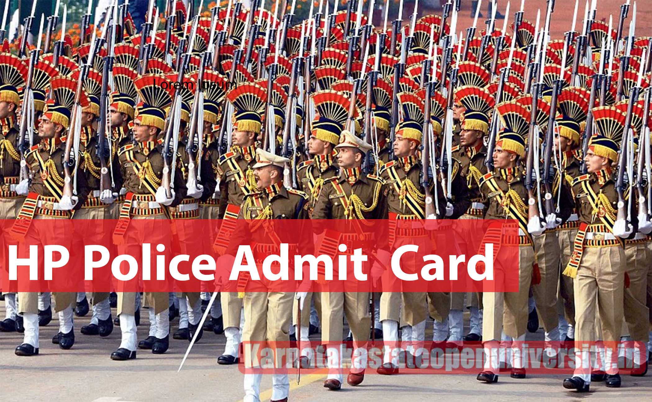HP Police Admit Card