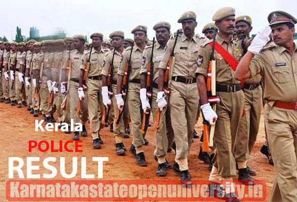 Kerala Police Result