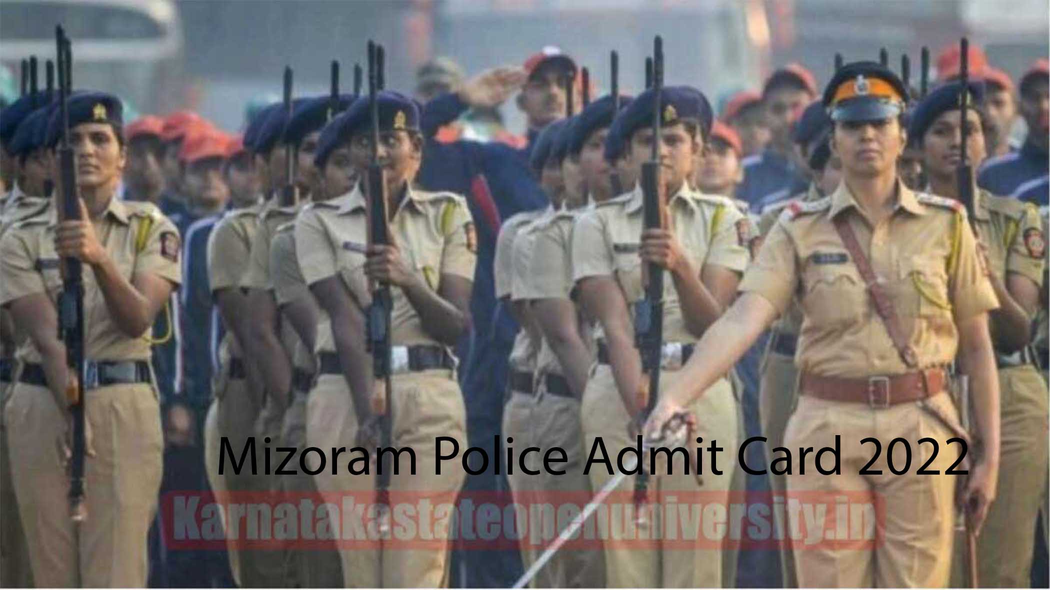 Mizoram Police Admit Card 2022