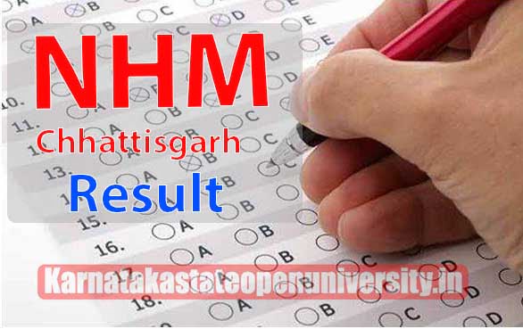 NHM Chhattisgarh Result