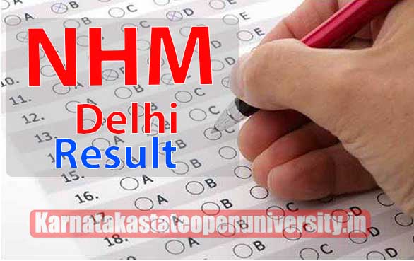 NHM Delhi Result