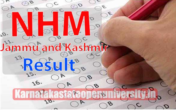 NHM Jammu and Kashmir Result
