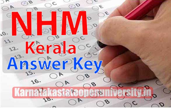 NHM Kerla answer key