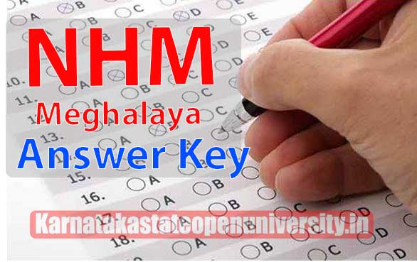 NHM Meghalaya Answer Key