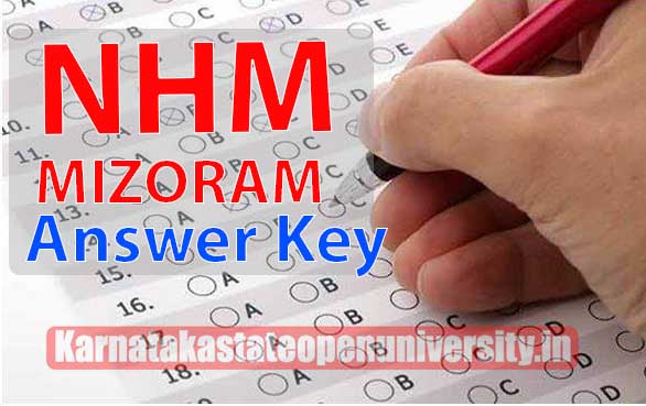 NHM Mizoram Answer Key