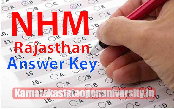 NHM Rajasthan Answer Key