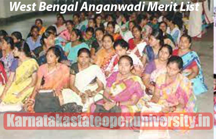 West Bengal Anganwadi Merit List 