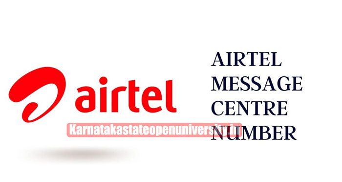 Airtel Message Center Number All States