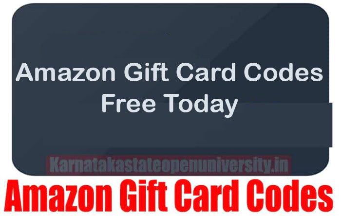 Amazon Gift Card Codes Free Today 2022 (Working 100%)
