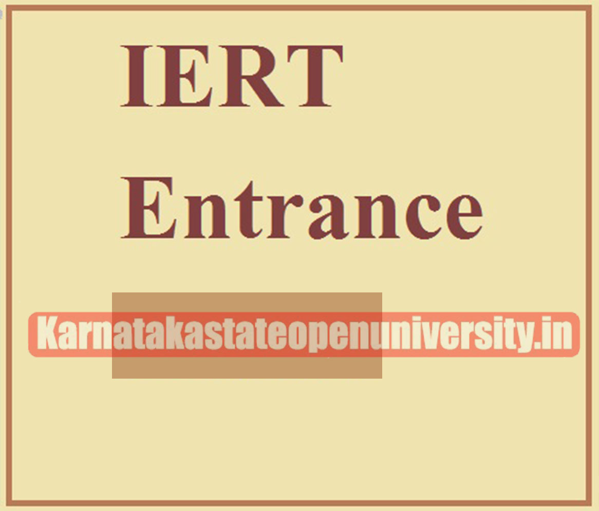 IERT Entrance Exam Counselling