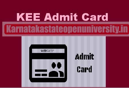 KEE Admit Card 2022