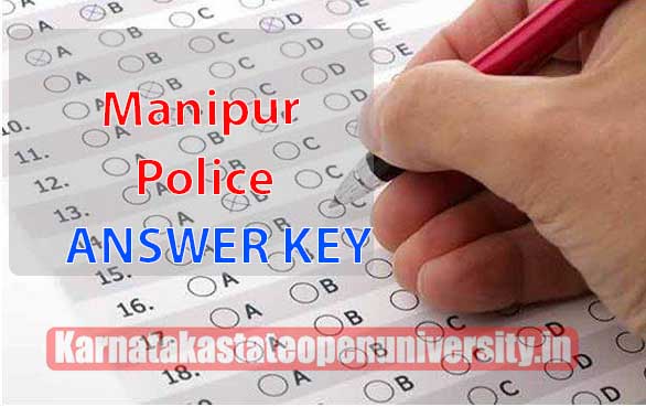 Manipur Police Answer Key